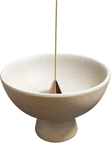 Miniatura 1 de Soporte de incienso de cerámica para palos, soporte para quemador de incienso, decoración zen, cuenco decorativo para diseño de decoración de mesa,
