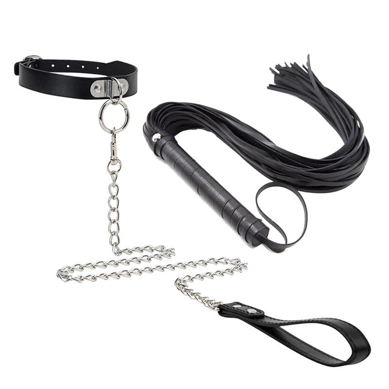 Cordón corbata con anillo de hierro negro para momentos íntimos en pareja