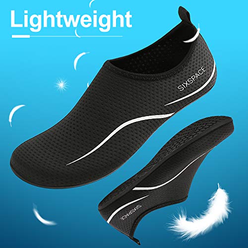 Sixspace Herren Damen Badeschuhe Wasserschuhe Aquaschuhe Strandschuhe Schnell Trocknend Slip on Breathable Schwimmschuhe Surfschuhe für Beach Pool Surfen Yoga - Image 7