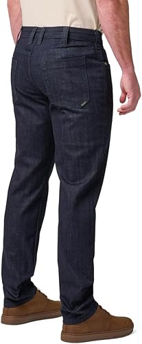 Miniatura 3 de 5.11 Tactical Defender-Flex Slim Jeans para hombre, cintura ajustada, 7 bolsillos, estilo 74465