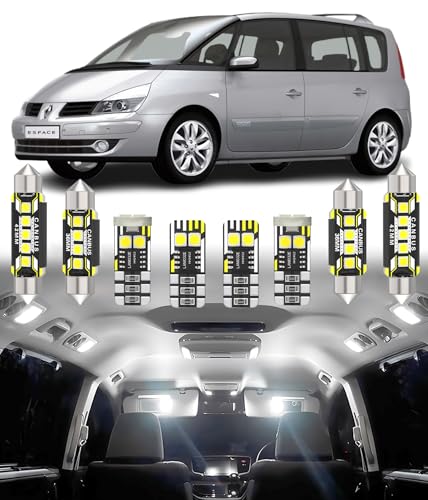 Luces LED Interior Renault Espace 4 Brillo 6000K Kit BMT xms Iluminación Alta Densidad
