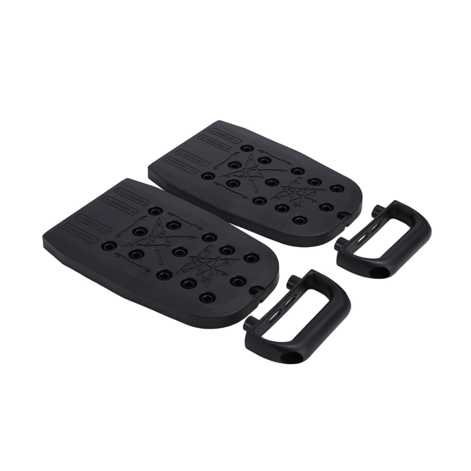 Multi-Function Foldable Push-up Board Home Workout Portable Push-up Coach Fitness Gear for Beginners, Gym, Black-image-38