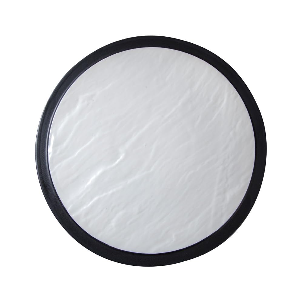 Platos para cocina, vajilla creativa para hotel, restaurante, plato de carne de cerámica negra mate, plato redondo plano para comer (10 pulgadas)
