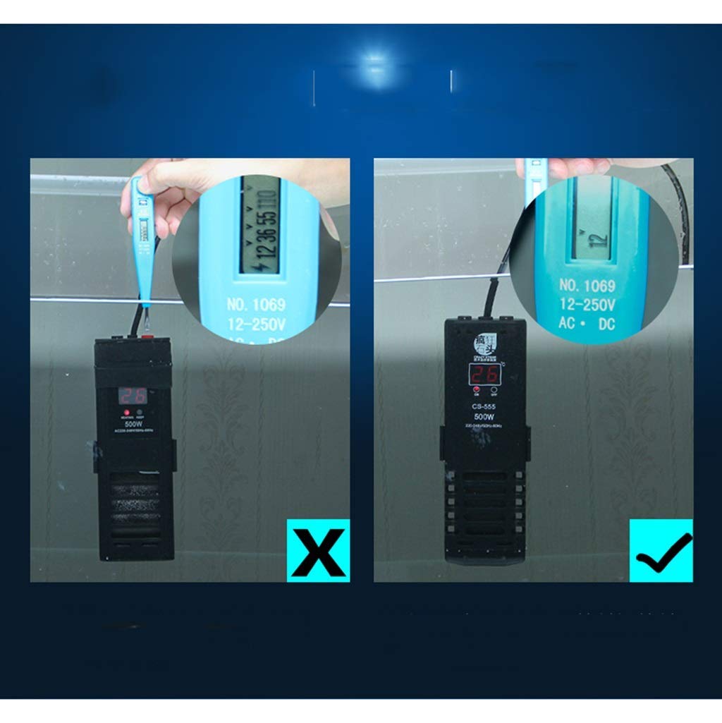 MU Termostato di Acquario Intelligente del riscaldatore del Serbatoio di Pesci di Immersione del termostato di conversione Automatico di Acquario della Famiglia,300W