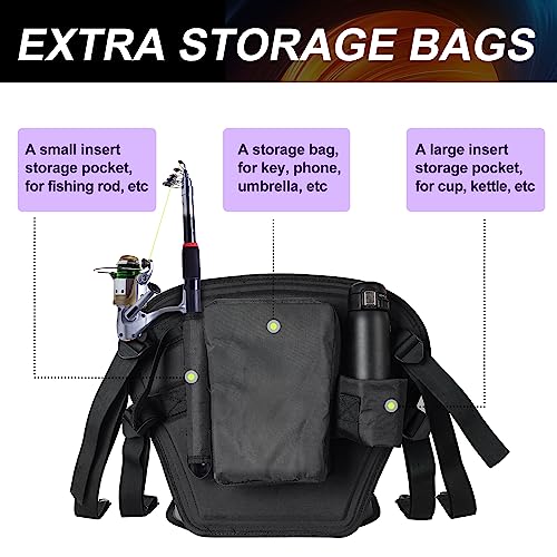 image for WOOWAVE Kayak Seat with Back Support for Inflatable Kayak Replacement 