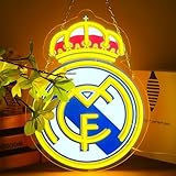 AHlove Football Team Logo，Sports Neon Sign for Wall Decor，LED Neon Lights for Bedroom、Man Cave，Birthday、Christmas Gifts for Boys