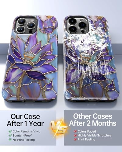 Coque iPhone 15 Pro Max fleurs silicone antichoc compatible MagSafe
