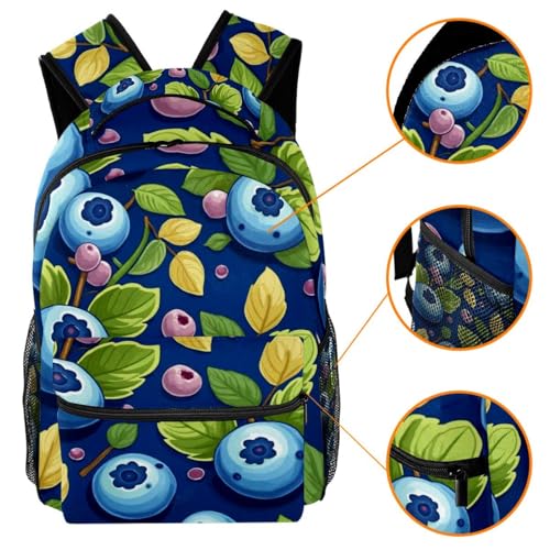 Sac à dos léger et résistant à l'eau pour voyage et école multicolore - 3