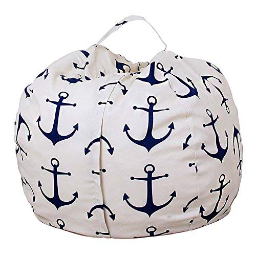 1Eway Kids Toy Storage Bag Stuffed Animal Soft Plush Toy Storage Bean