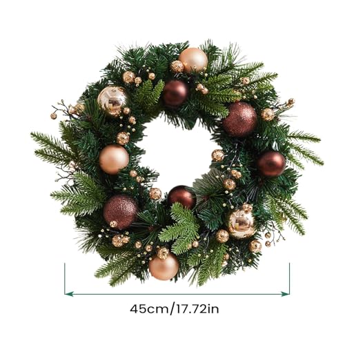 Couronne de Noël : guirlande décorative premium pour mur et mariage