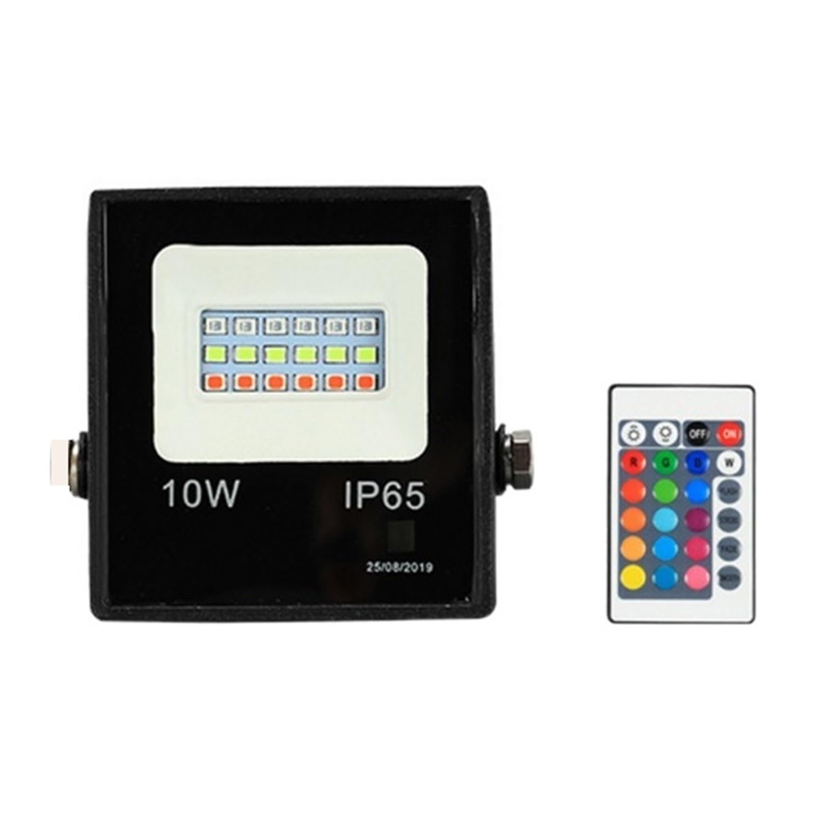 bettght RGB LED Spotlight 10W 30W 50W Waterproof RGB Floodlight Reflector Projector with Remote Control for Outdoor Lighting(10w)