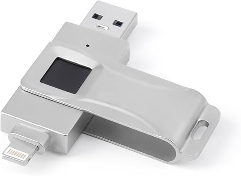 Flash Drive for iPhone 128GB USB Flash Drive for iPhone Thumb Drive, iPhone-Memory-Stick for iPad/iPhone/Computer Picture Keeper Portable Hard Drive 128, GB