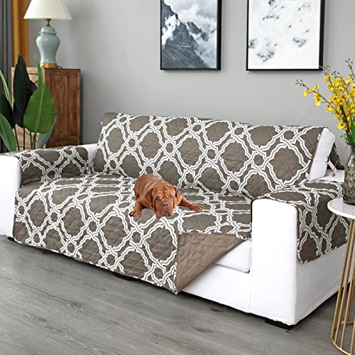 YWQJL Housses De Canapé, Housse De Canapé Matelassée Réversible Cover