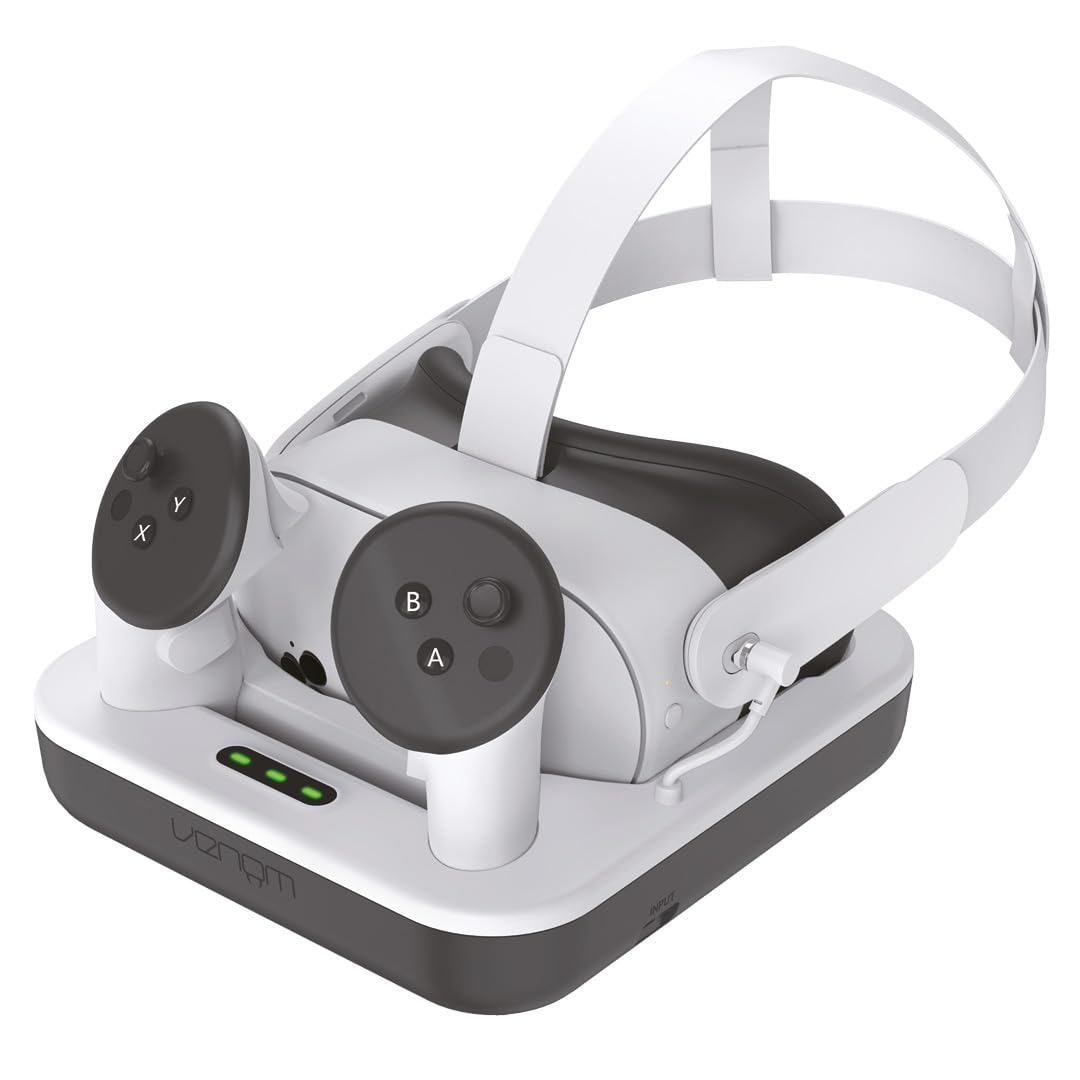 Venom Charging Dock and Rechargeable Battery Packs for Meta Quest 3S