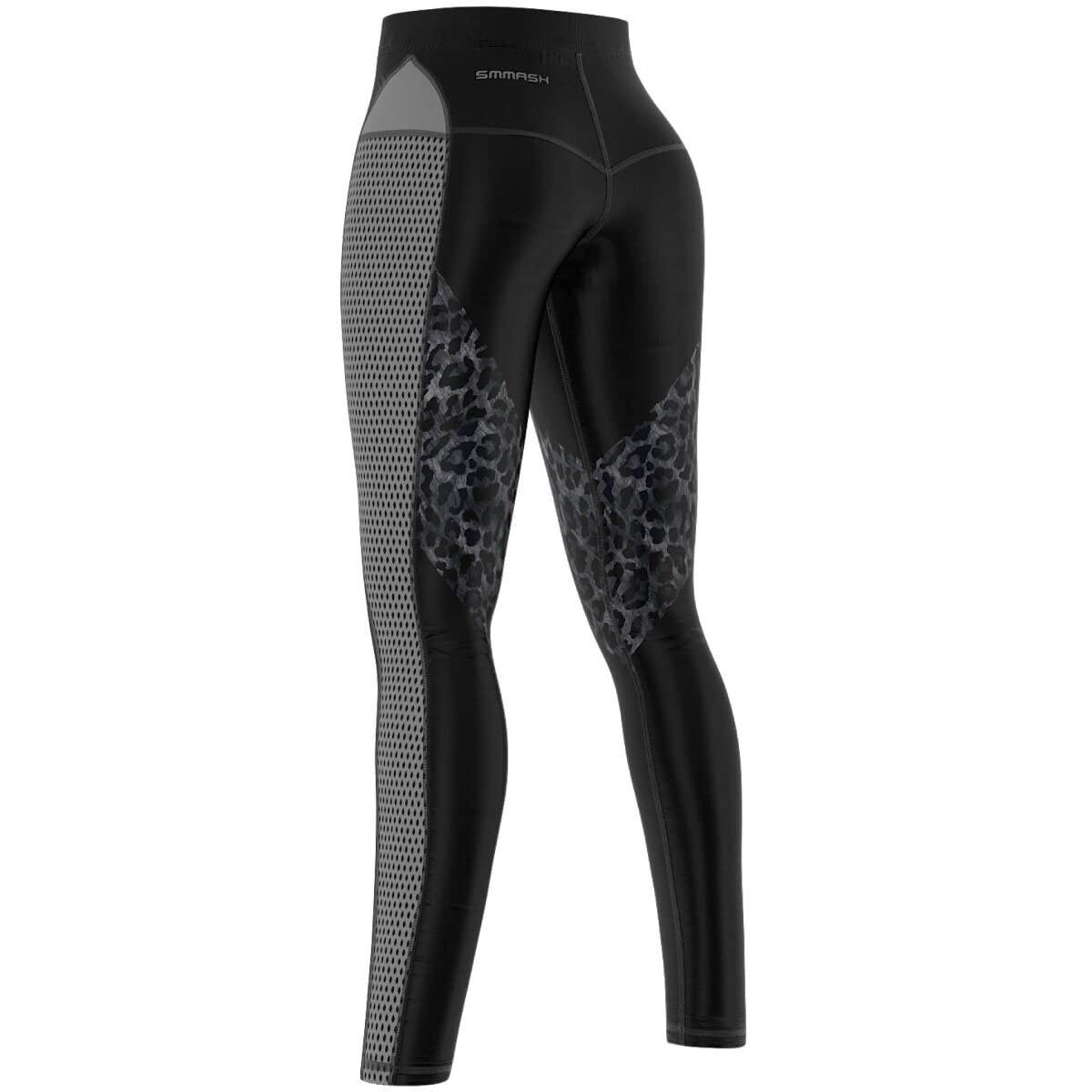 SMMASH Leggins Damen Lang Push Up, Sport- und Jogginghose, Outdoor- und Yoga-Sporthose, Laufhose, Trainingshose Gym Fitness, Sportleggins, Yogahose, Atmungsaktive Leggins, Sporthose Made in EU