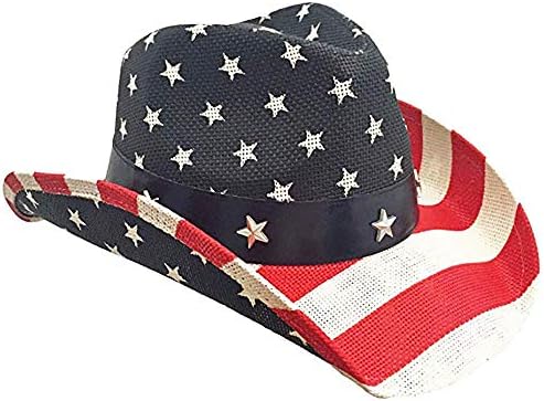 Port Classic American Flag Cowboy Hat, Youth Size