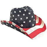 Port Classic American Flag Cowboy Hat (Kids)