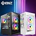 ionz Gaming PC - Desktop Computer, Ryzen 5 9600X, Nvidia RTX 5060 OC, 32GB DDR5 RAM, 1TB SSD, 240mm AIO, 650w 80+ PSU, Windows 11, Black | G1