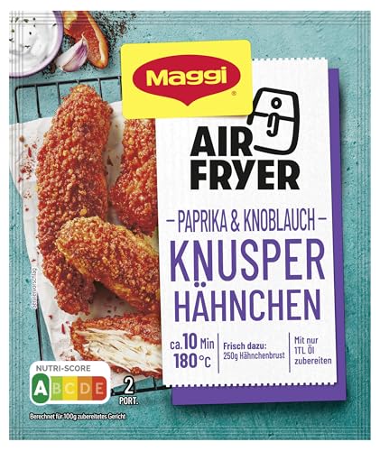 MAGGI Airfryer Knusper Hähnchen - Paprika & Knoblauch, 1er Pack (1 x 39g)