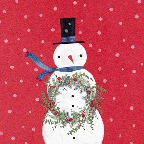 Hallmark Cartões de Natal embalados, boneco de neve (16 cartões e 17 envelopes)