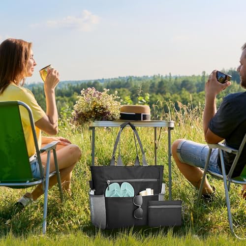Bolso impermeable grande estilo Cabas Beach para mamás activas en la playa y camping 2