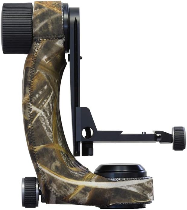 LensCoat Cover Camouflage Neoprene Gimbal Head Cover Protection Gitzo Gimbal Fluid Head Cover, Realtree Max5 (lcgghm5)