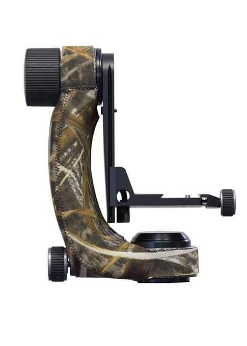 LensCoat Cover Camouflage Neoprene Gimbal Head Cover Protection Gitzo Gimbal Fluid Head Cover, Realtree Max5 (lcgghm5)