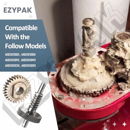 9703543 WP9709231 Kit de engrenagem para Whirlpool/Kitchenaid 5QT - 6QT Stand Mixer, com acoplador d