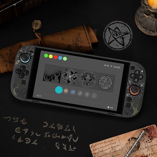 Image of GeekShare Slim Protective Case Compatible with Switch 2 (2025), Anti-Scratche and Shock-Absorption Dockable Hard Shell for Switch 2 Game Console - CTHULHU