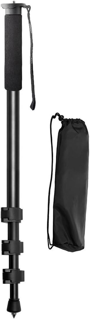 72″ Inch Elite Series Full Size Camera Tripod + Pro Series 72″ Monopod with Quick Release for DSLR Cameras/Camcorders & eCostConnection Microfiber Cloth
