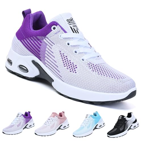 Comfort Sneaker for Women Casual Womens Walking Shoes Lightweight Breathable Mesh Air Cushion Sneaker