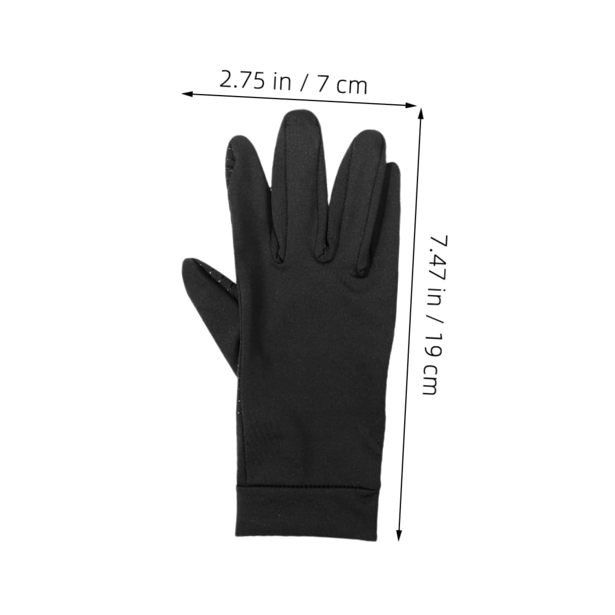 Gogogmee Elastic Full Finger Cycling Gloves Non-Slip Silicone Compression Hand Gloves for Men Winter Fitness
