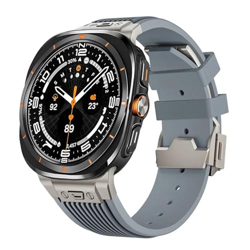 Bracelet étanche Galaxy Watch Ultra 7 47mm en caoutchouc résistant homme