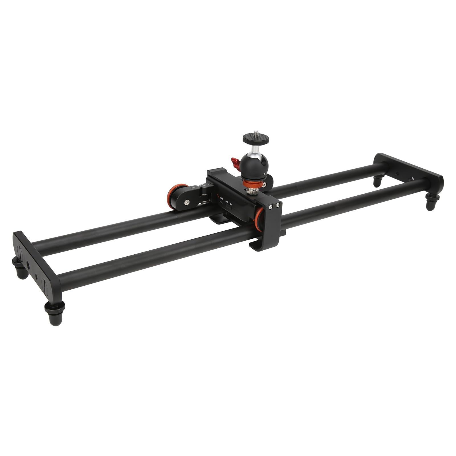 L4X 60 cm Kamera Video Elektrischer Schieber mit Kopf L4X Fernbedienung Kamera Video Autodolly für Aufnahmen Schieber für Kamera mit Kabelsteuerung Ideales Kamerazubehör