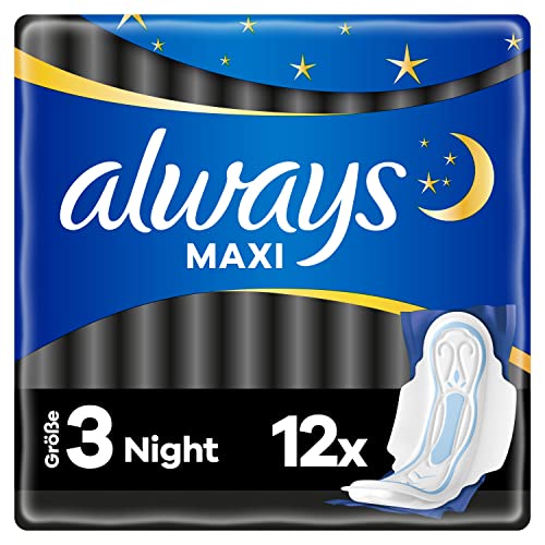 Always Maxi Night Binden, Größe 3, 12 Stück Always Maxi Night Binden, Größe 3, 12 Stück
