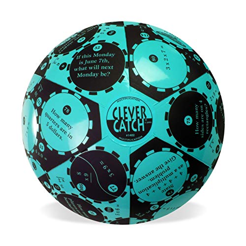 American Educational Vinyl Clever Catch Multiplication Ball, 24