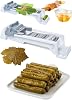 Leaf Wrapping Machine – Practical Stuffing Wrapping Apparatus, Easy Operation, Durable Plastic Body, Household Stuffing Wrapping Aid