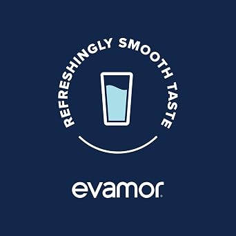 EVAMOR Artesian Bottled Water - Single Source, Naturally Alkaline of Electrolytes for Hydration and Health, 20 Fl. Oz. Bottles (Pack of 12)