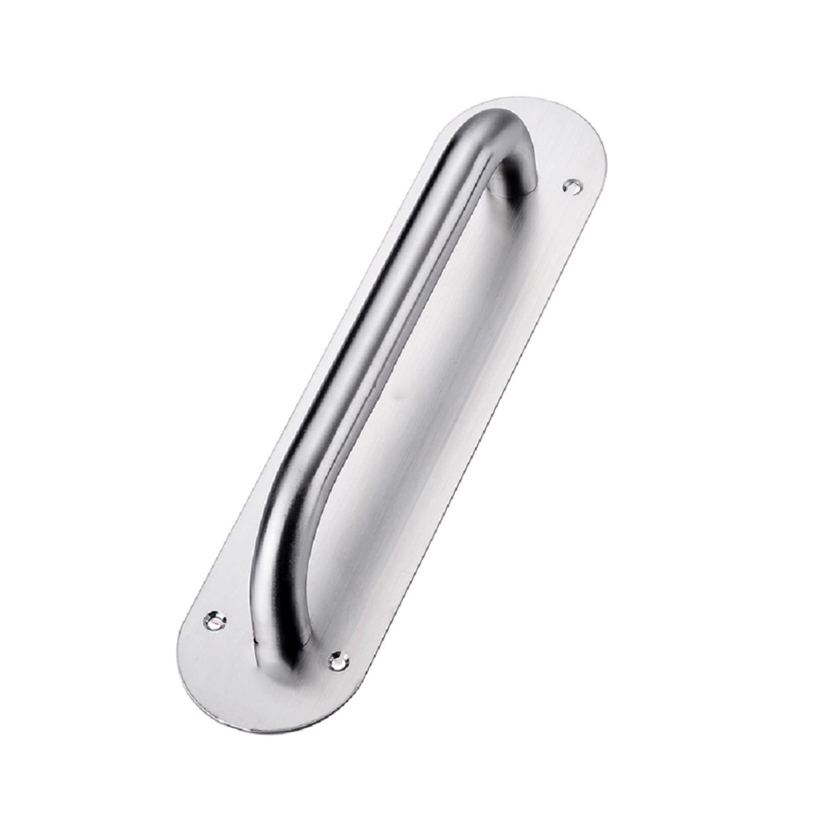 Poignée de porte acier inoxydable anti-usure pour entrée à fort trafic