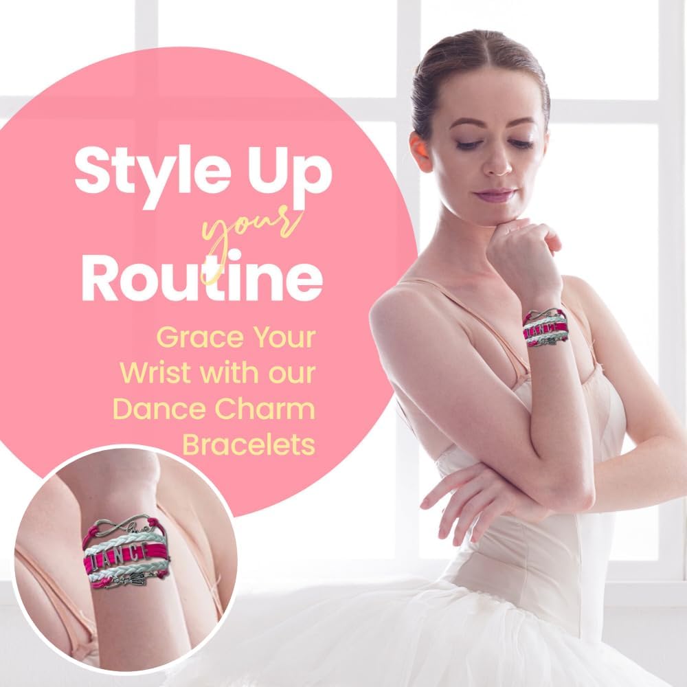 Infinity Collection Dance Bracelet- Girls Dance Jewelry - Dance Recital Gift For Dancers, Dance Teams & Dance Recitals - Image 6