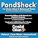 CrystalClear PondShock Ball, Natural Enzymes & Live Bacteria, Freshwater Clarifier Shock Treatment, Muck & Sludge Remover for Small Pond & Outdoor Water Garden Ponds, Koi Fish & Aquatic Plants Safe