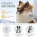 FuzzyPal High Velocity Dog Hair Dryer for Pet Grooming – 150 MPH Airflow, Adjustable Temperature, and 3 Nozzles for Efficient Drying of Dogs, Cats, and Furry Friends