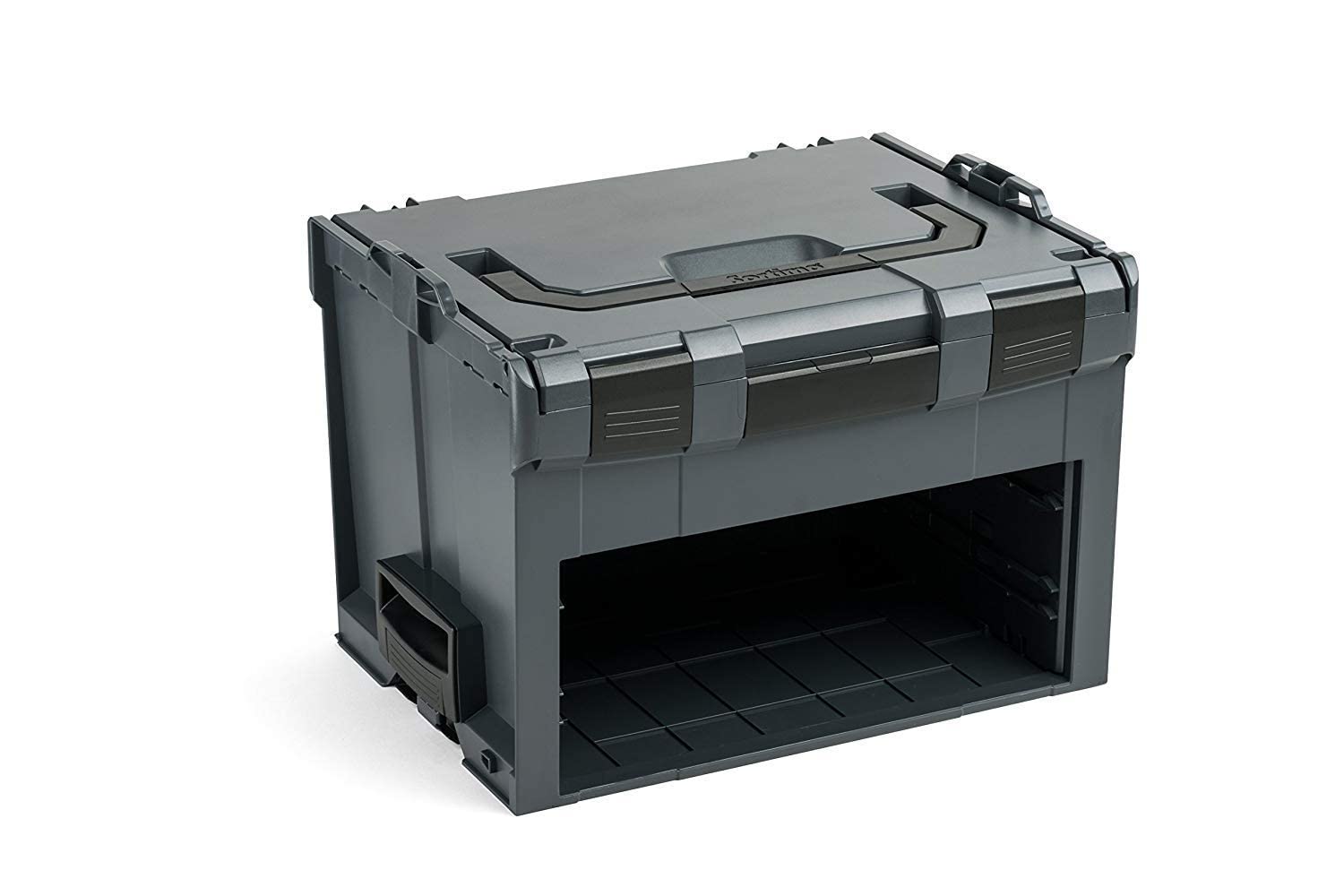 Bosch Sortimo LS BOXX 306 antracita | Incluye i-BOXX 72 I3 & LS cajón 72 vacío en negro | Caja de herramientas profesional vacía | Caja de herramientas vacía de plástico