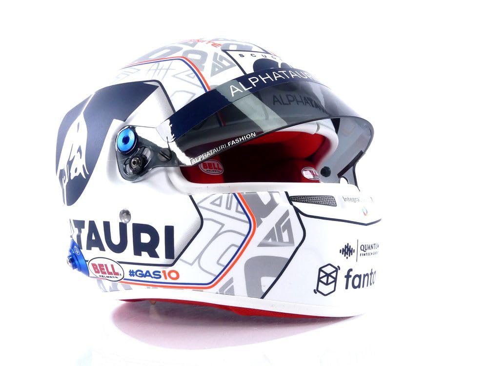 Casque Miniature Bell F1 - Pierre Gasly GP France 2022 - Échelle 1/2 - Made In France