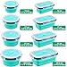 Sudaya 8 Pack Collapsible Food Storage Containers With Lids, Collapsible Storage Containers Sets Silicone Collapsible Bowls For Camping, RV Accessories, Travel Trailer Must