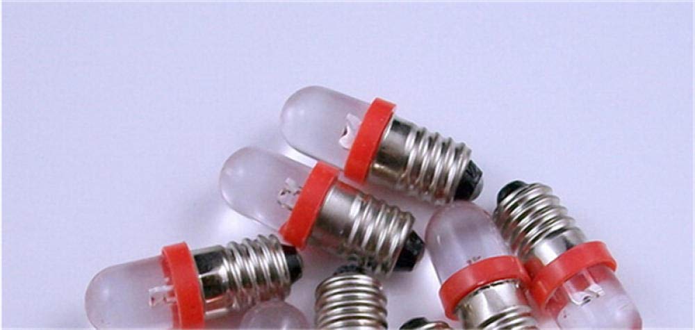 5, Red Yellow Blue Green White 9V 12V E10 1447 Style Screw In Led Bulb Light - Foto 13