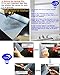 DUOFIRE Privacy Window Film Natural Frosted Glass Film Static Cling Glass Film No Glue Anti-UV Window Sticker Non Adhesive for Privacy Office Meeting Room Bathroom Living Room 23.6in. x 78.7in. S001