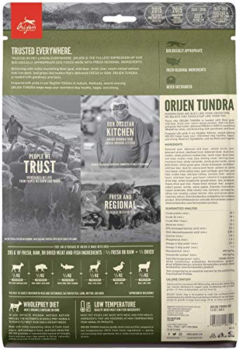 Orijen Tundra | Doppelpack | 2 x 340 g | Alleintrockenfutter für Katzen | Mit roher Ente, Fisch und Wildfleisch | Hergestellt in Kanada | Mit einem gefriergetrockneten Überzug