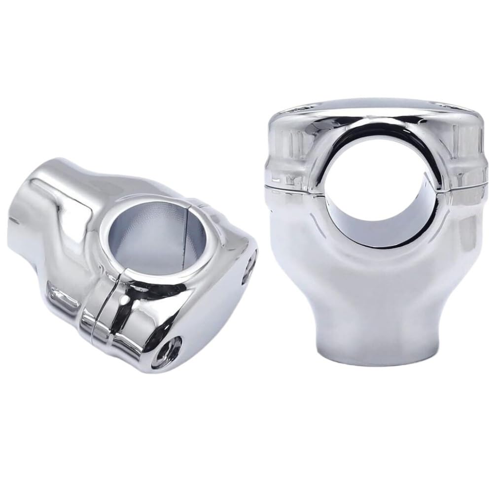 Colliers de serrage guidon de 1.25 et 1 pouce risers moto 2" - 7