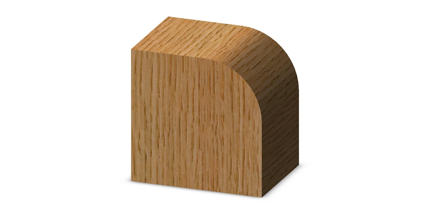 Whiteside Router Bits 2008A Rundfräser mit 7/16 Zoll Radius, 1-3/8 Zoll großem Durchmesser und 5/8 Zoll Schnittlänge.